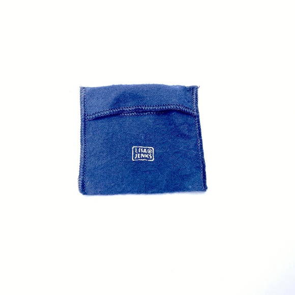 Collectible 90s Lisa Jenks Sterling Silver Triangle Cut-Out Clip-on Earrings EUC - Picture 4 of 8